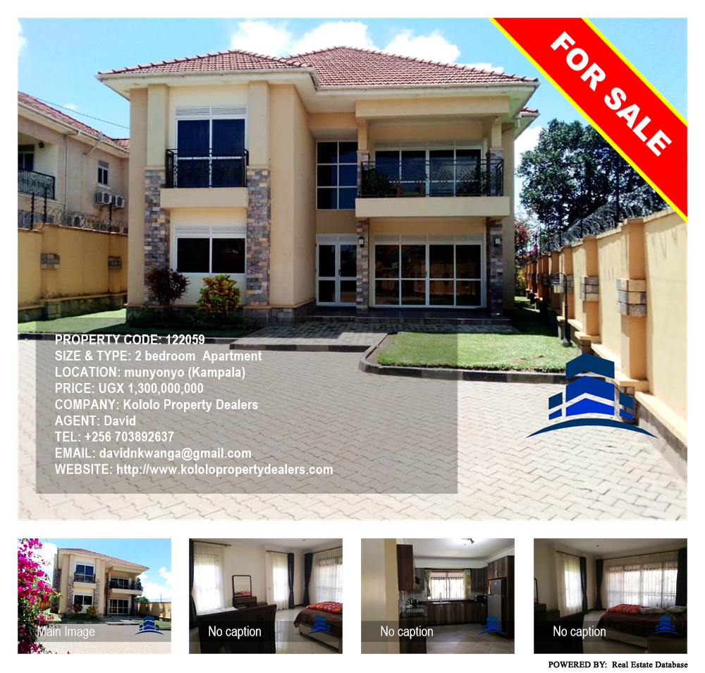 2 bedroom Apartment  for sale in Munyonyo Kampala Uganda, code: 122059