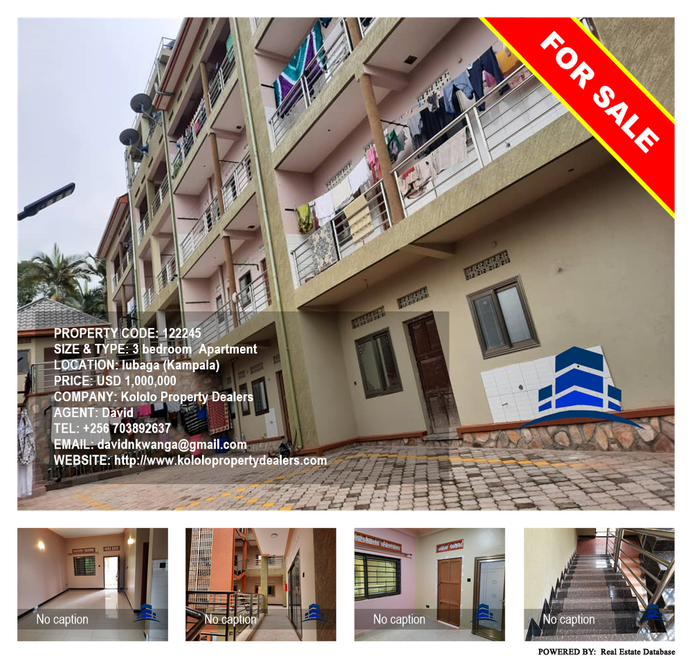 3 bedroom Apartment  for sale in Lubaga Kampala Uganda, code: 122245