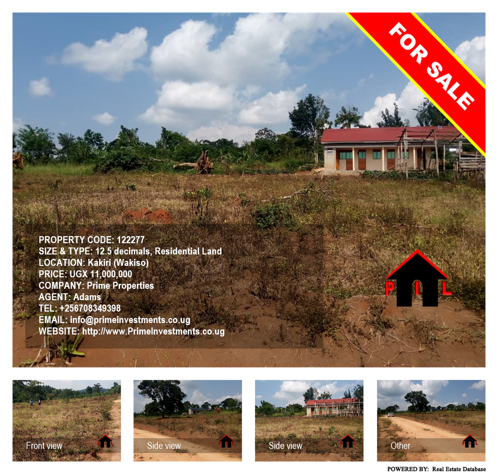 Residential Land  for sale in Kakiri Wakiso Uganda, code: 122277