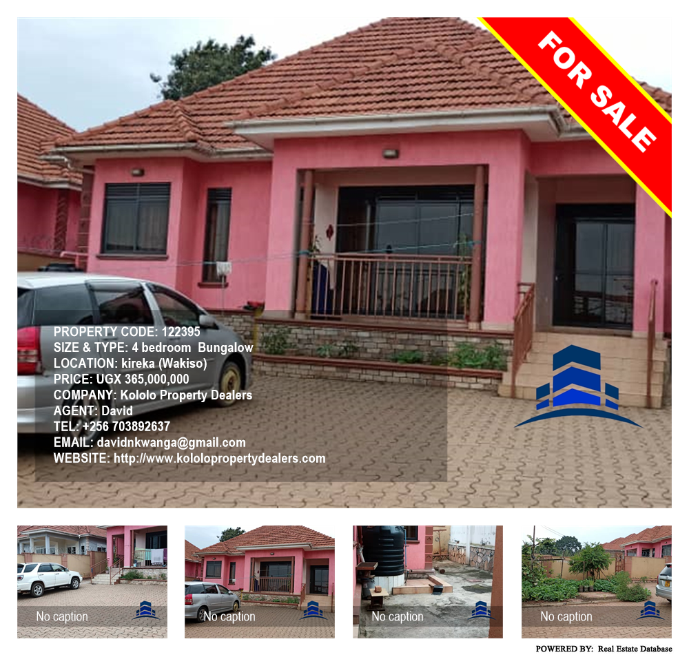 4 bedroom Bungalow  for sale in Kireka Wakiso Uganda, code: 122395