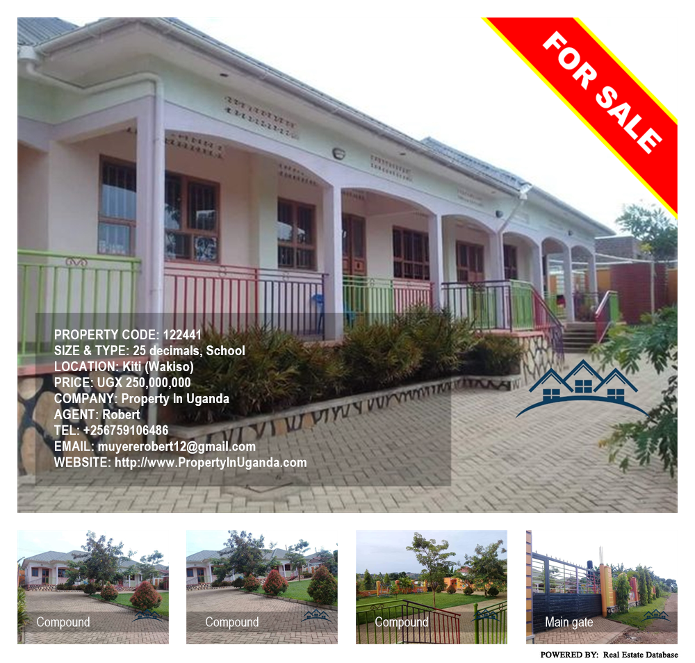 School  for sale in Kiti Wakiso Uganda, code: 122441