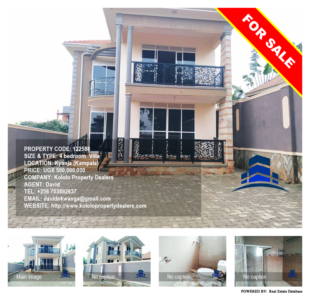 4 bedroom Villa  for sale in Kyanja Kampala Uganda, code: 122588