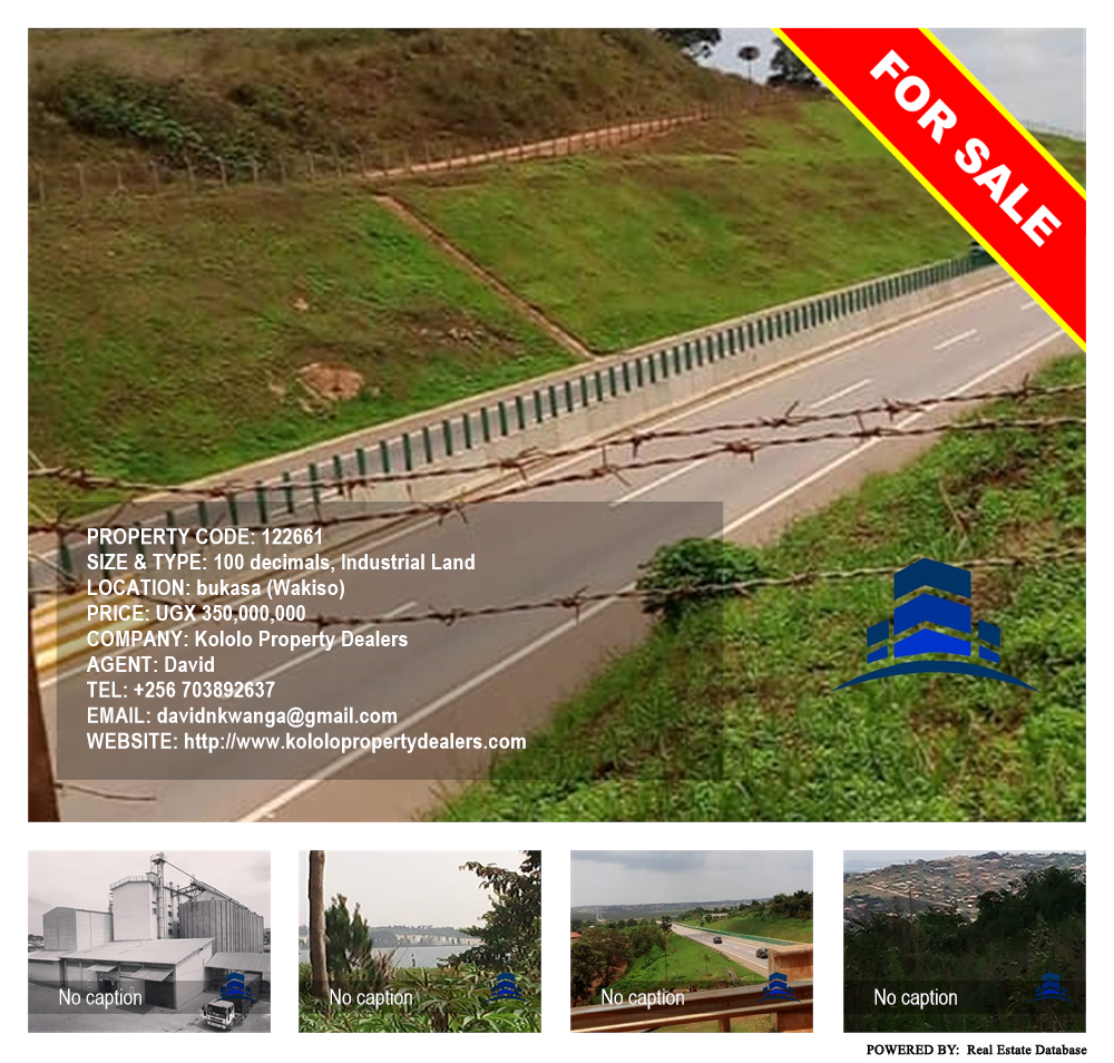 Industrial Land  for sale in Bukasa Wakiso Uganda, code: 122661
