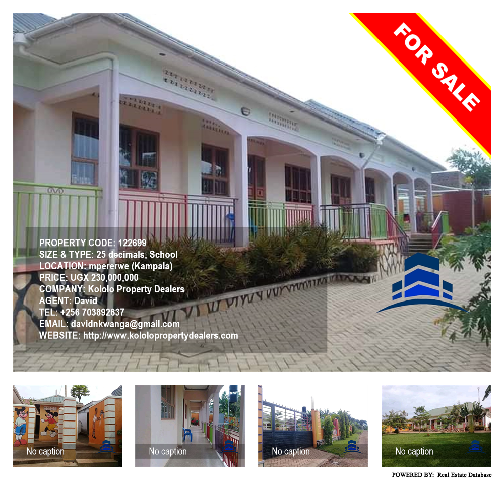 School  for sale in Mpererwe Kampala Uganda, code: 122699