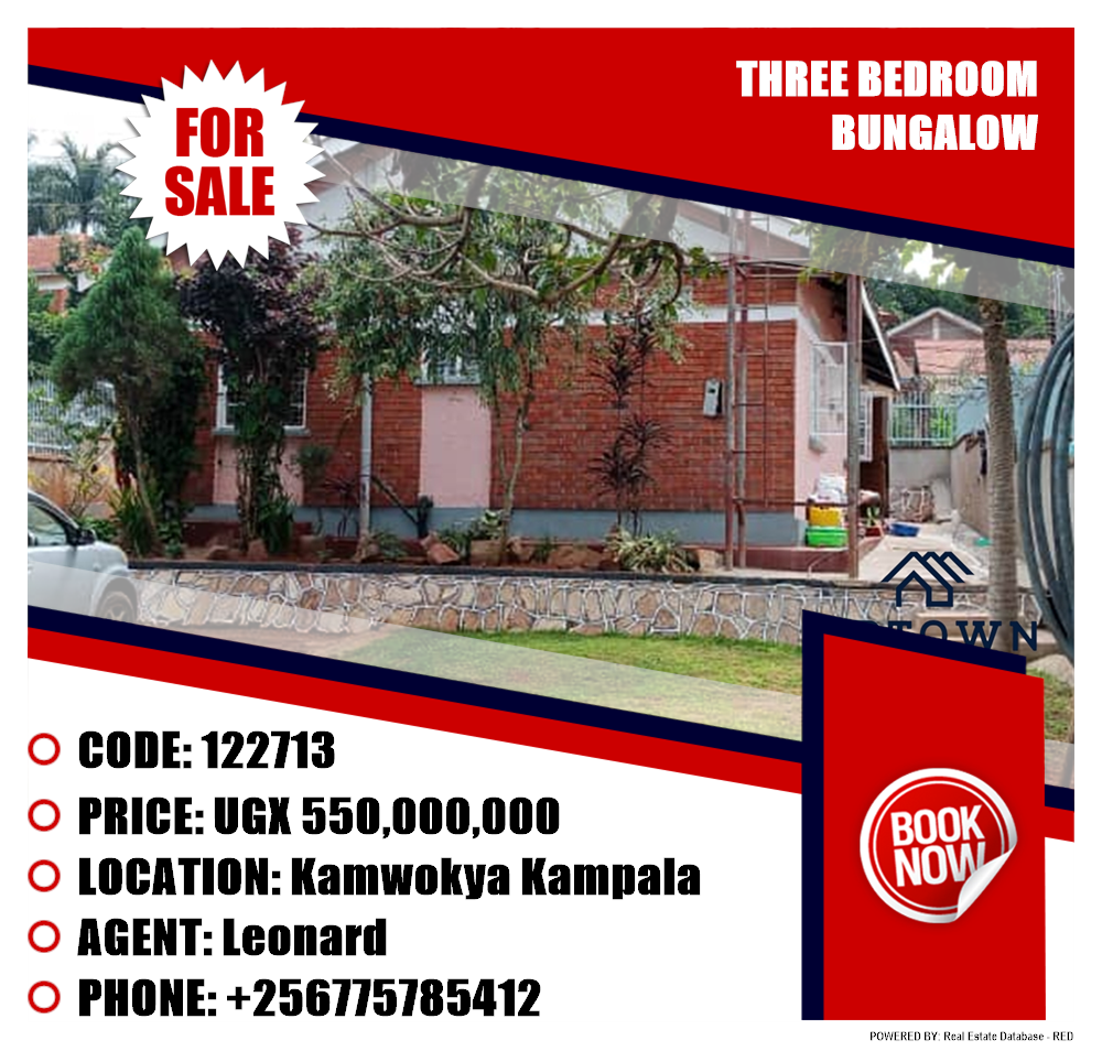 3 bedroom Bungalow  for sale in Kamwokya Kampala Uganda, code: 122713