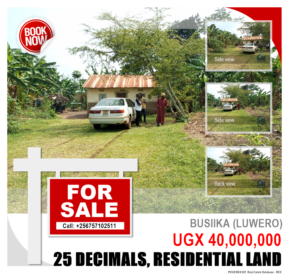 Residential Land  for sale in Busiika Luweero Uganda, code: 122729