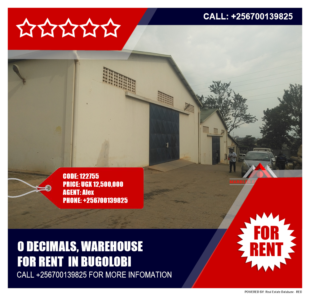 Warehouse  for rent in Bugoloobi Kampala Uganda, code: 122755