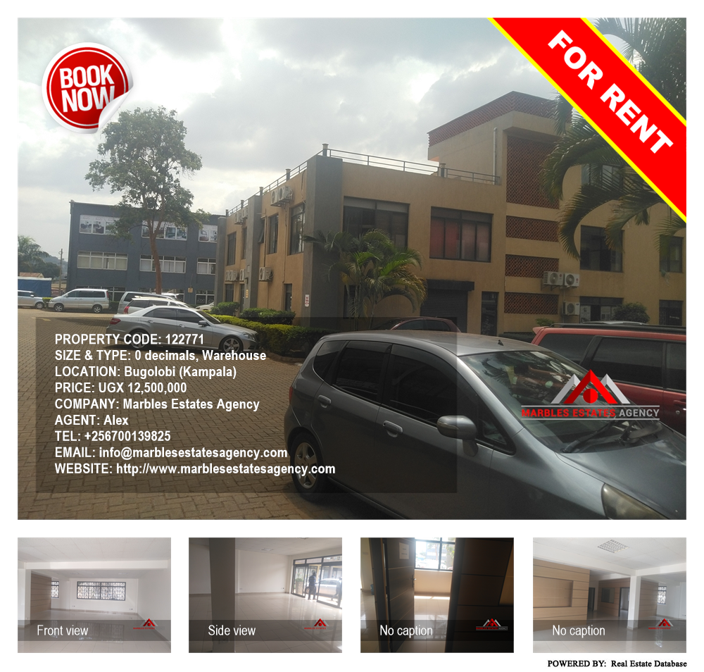 Warehouse  for rent in Bugoloobi Kampala Uganda, code: 122771