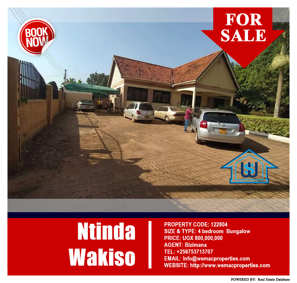 4 bedroom Bungalow  for sale in Ntinda Wakiso Uganda, code: 122804