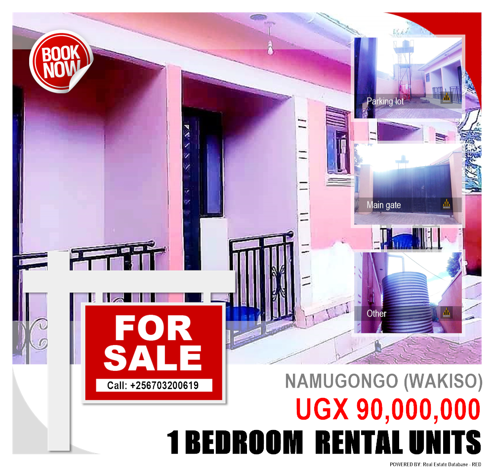 1 bedroom Rental units  for sale in Namugongo Wakiso Uganda, code: 122817