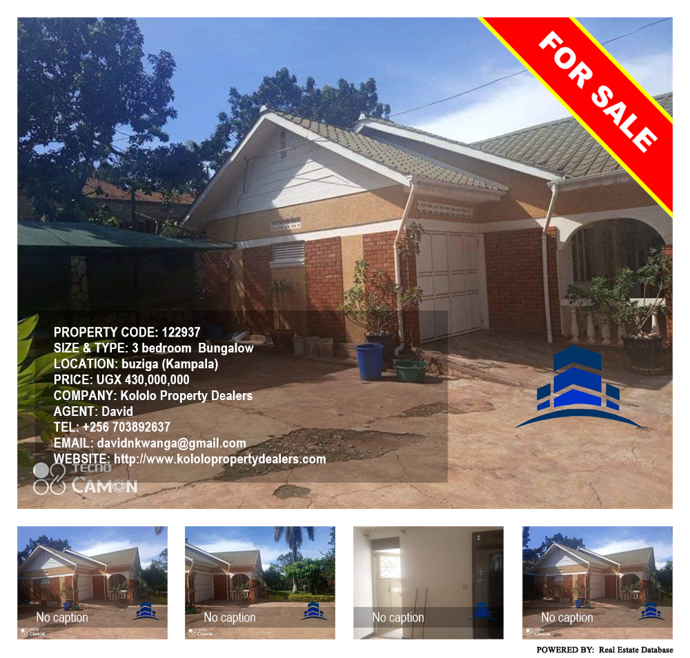 3 bedroom Bungalow  for sale in Buziga Kampala Uganda, code: 122937