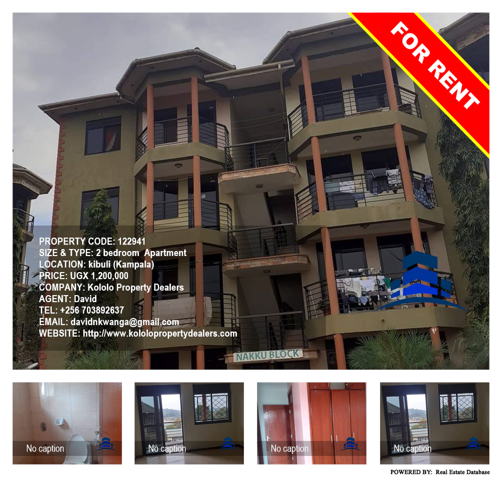 2 bedroom Apartment  for rent in Kibuli Kampala Uganda, code: 122941