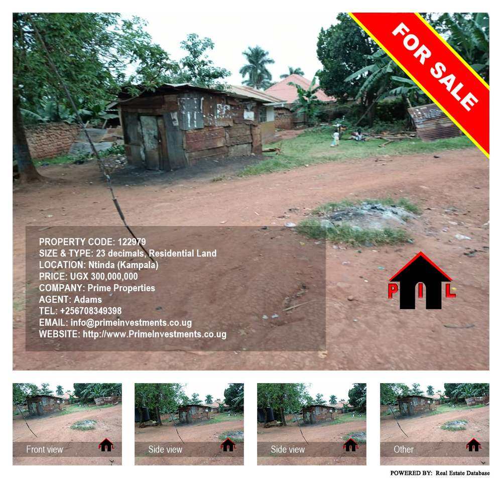 Residential Land  for sale in Ntinda Kampala Uganda, code: 122979