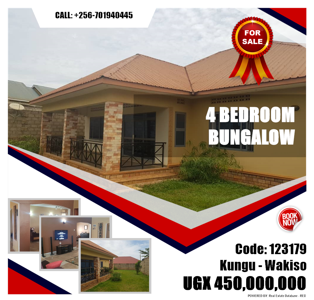 4 bedroom Bungalow  for sale in Kungu Wakiso Uganda, code: 123179