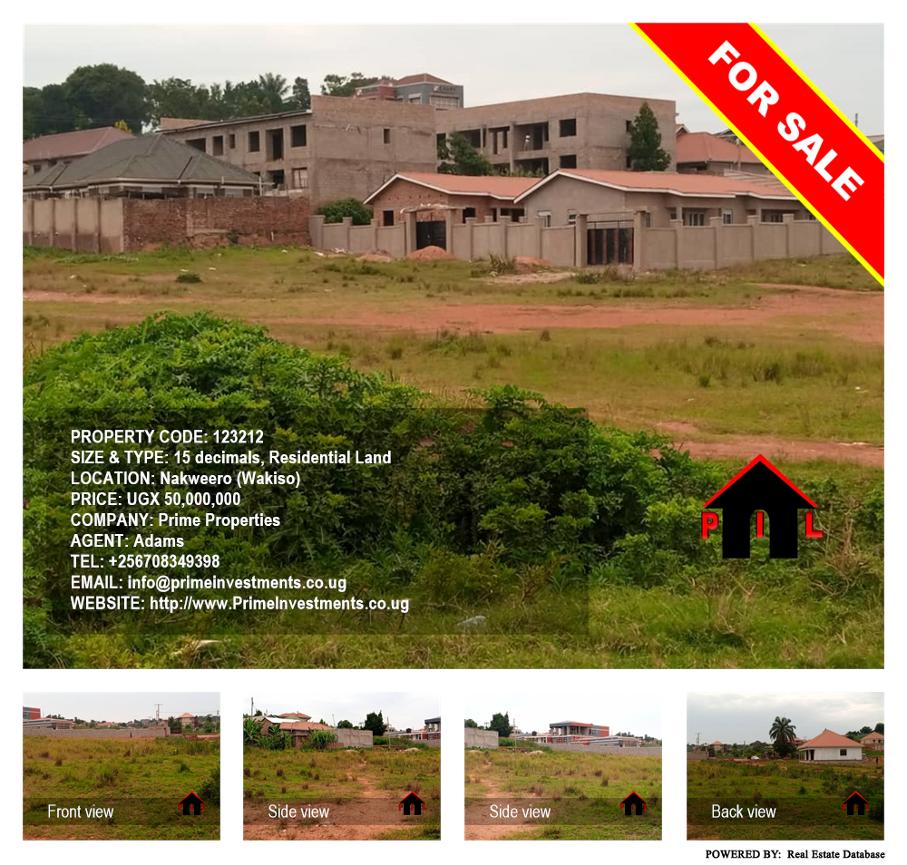 Residential Land  for sale in Nakweelo Wakiso Uganda, code: 123212