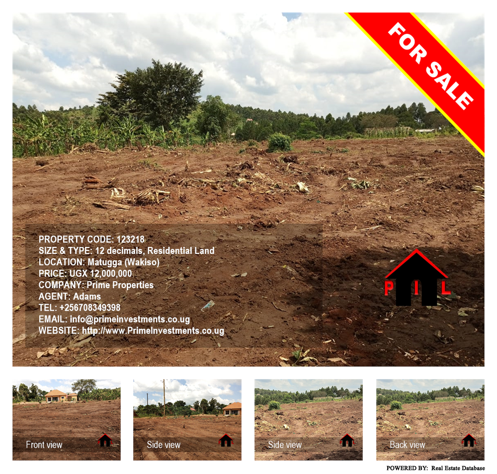 Residential Land  for sale in Matugga Wakiso Uganda, code: 123218