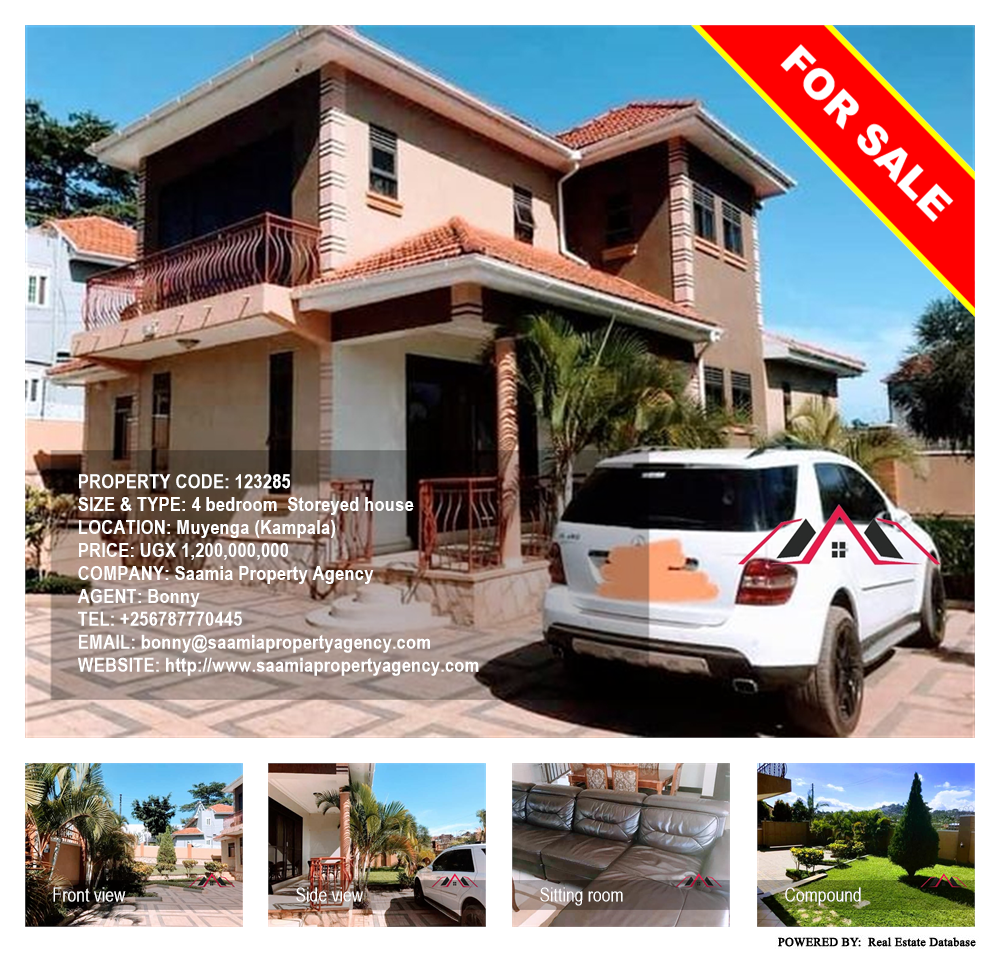 4 bedroom Storeyed house  for sale in Muyenga Kampala Uganda, code: 123285