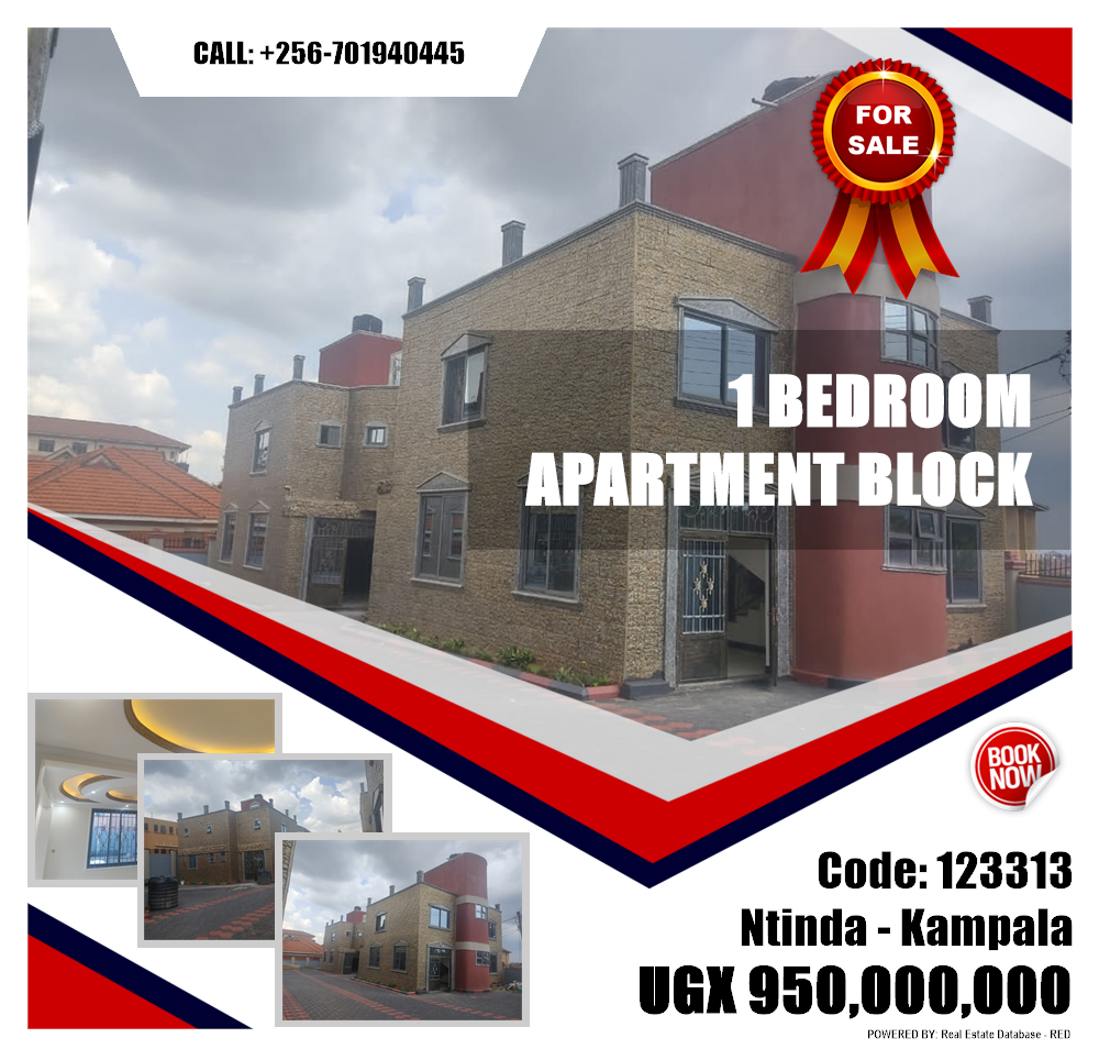 1 bedroom Apartment block  for sale in Ntinda Kampala Uganda, code: 123313