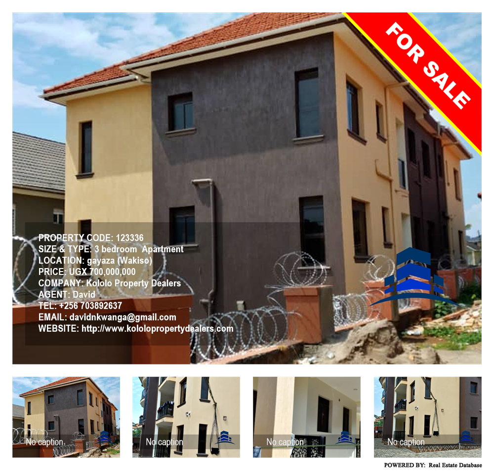 3 bedroom Apartment  for sale in Gayaza Wakiso Uganda, code: 123336
