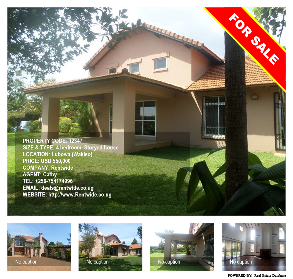 4 bedroom Storeyed house  for sale in Lubowa Wakiso Uganda, code: 12347