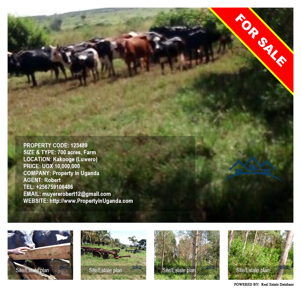 Farm  for sale in Kakooge Luweero Uganda, code: 123489