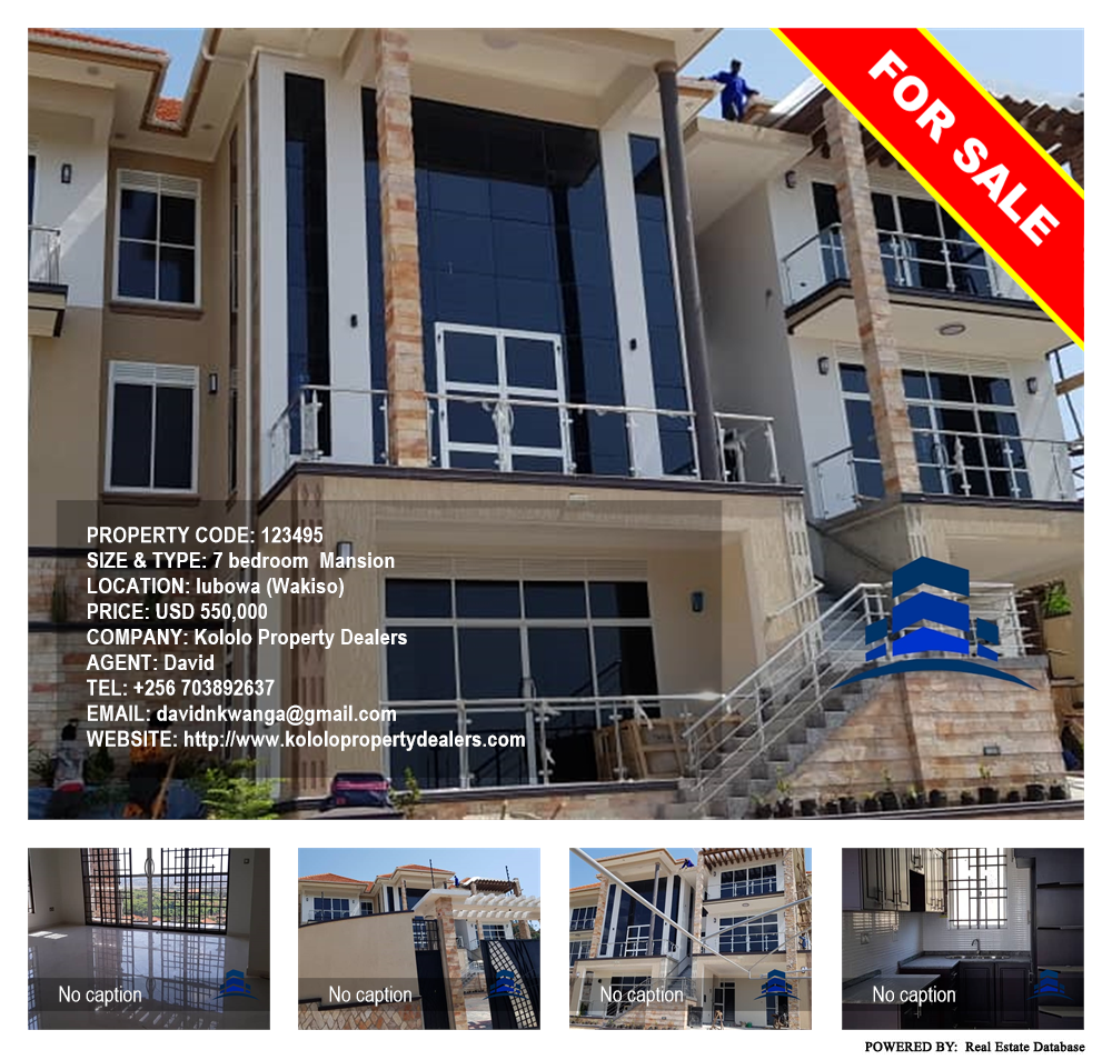 7 bedroom Mansion  for sale in Lubowa Wakiso Uganda, code: 123495