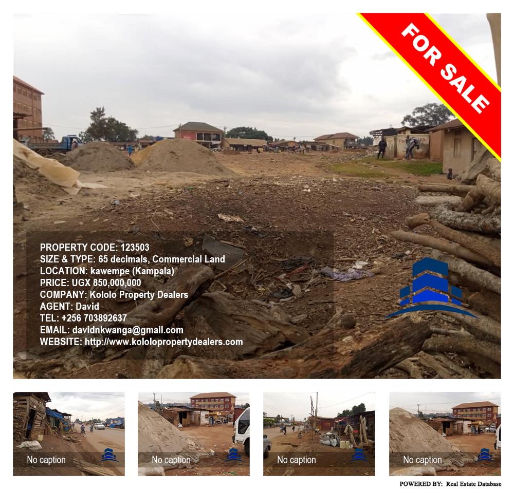 Commercial Land  for sale in Kawempe Kampala Uganda, code: 123503