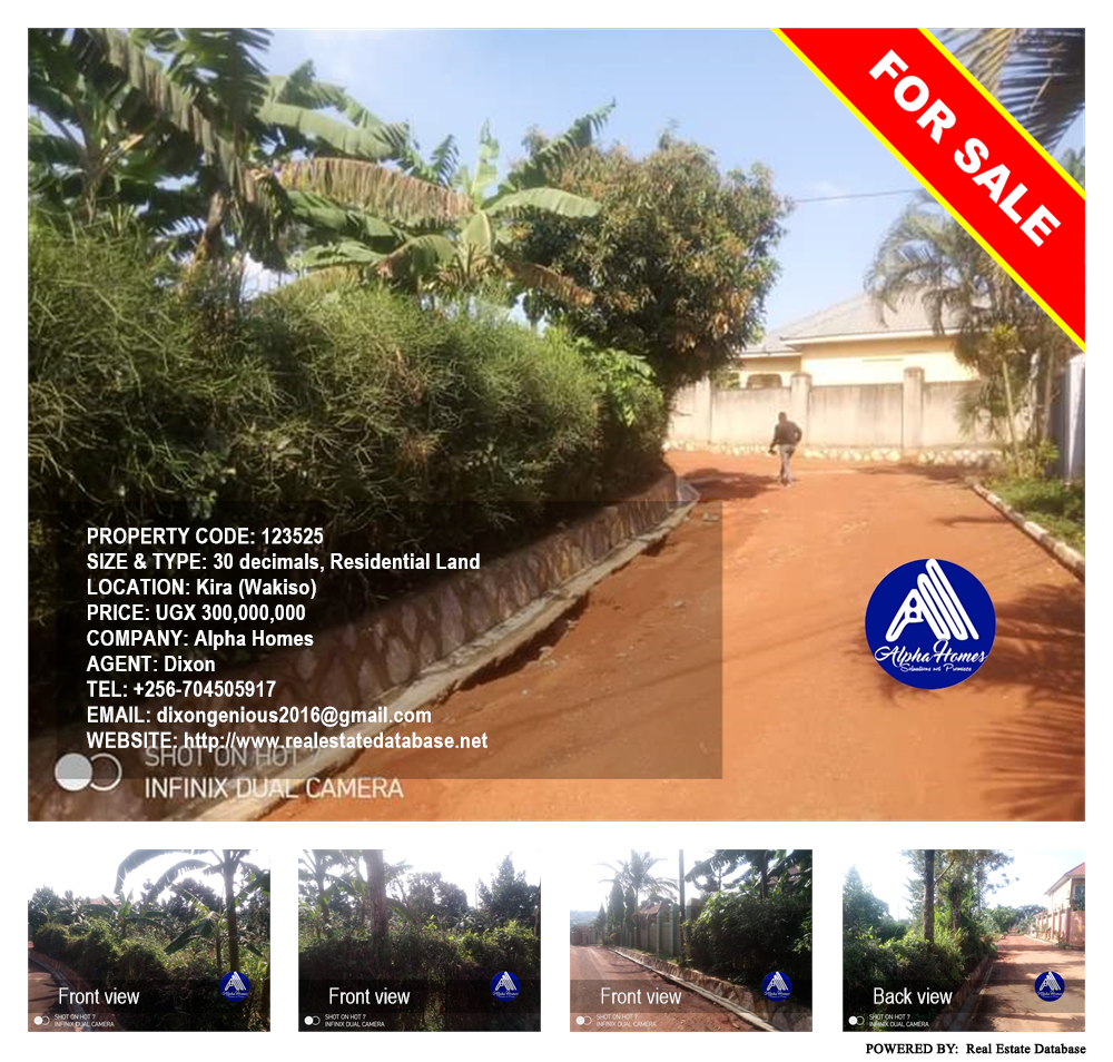 Residential Land  for sale in Kira Wakiso Uganda, code: 123525
