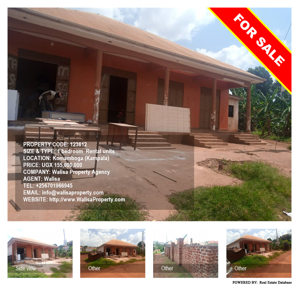 1 bedroom Rental units  for sale in Komamboga Kampala Uganda, code: 123612