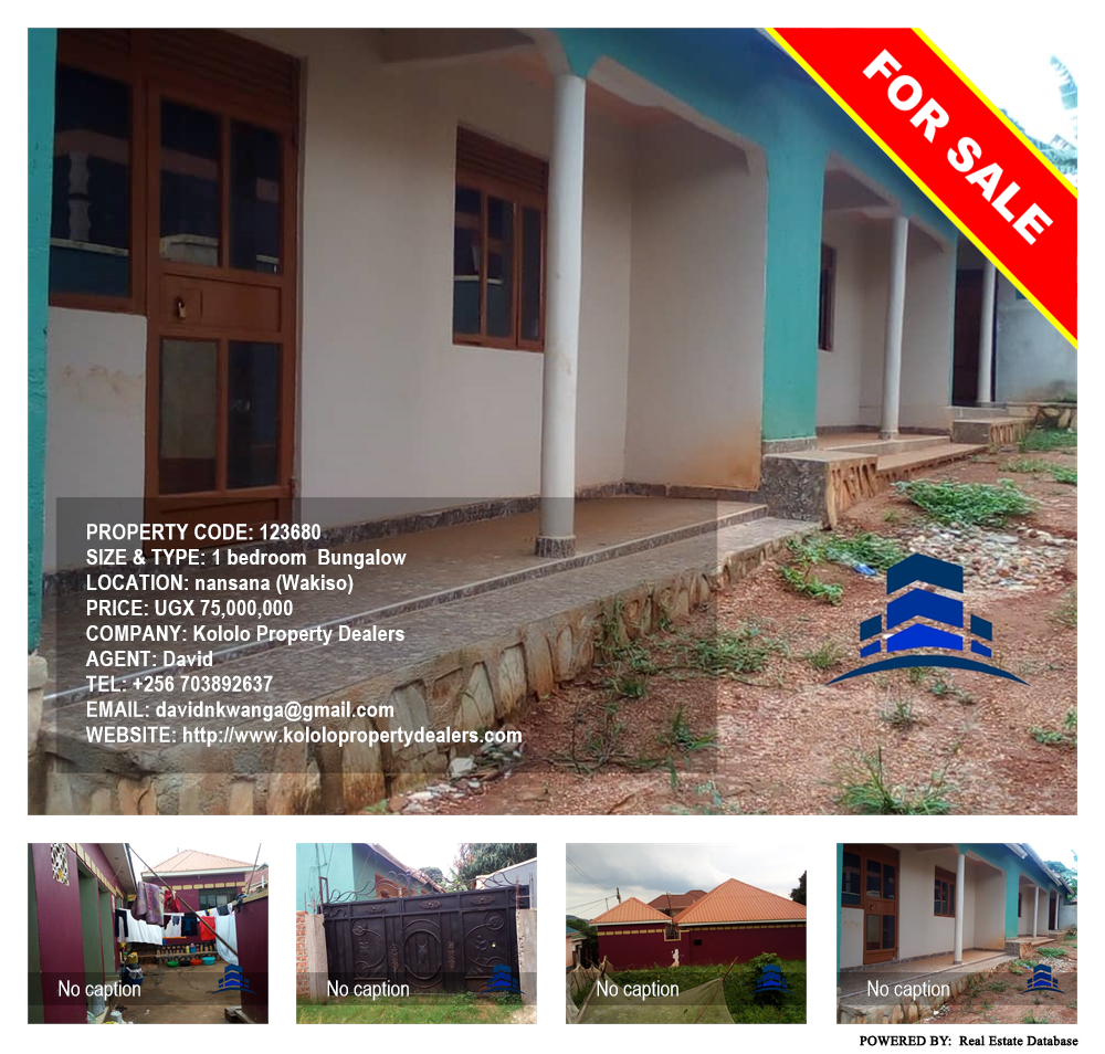 1 bedroom Bungalow  for sale in Nansana Wakiso Uganda, code: 123680