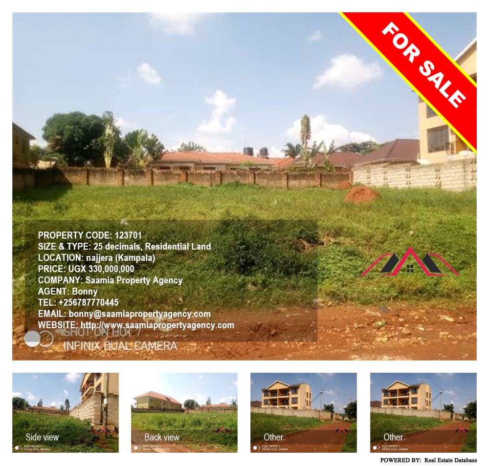 Residential Land  for sale in Najjera Kampala Uganda, code: 123701