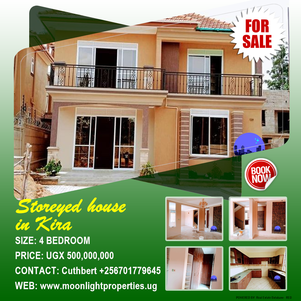 4 bedroom Storeyed house  for sale in Kira Wakiso Uganda, code: 123737