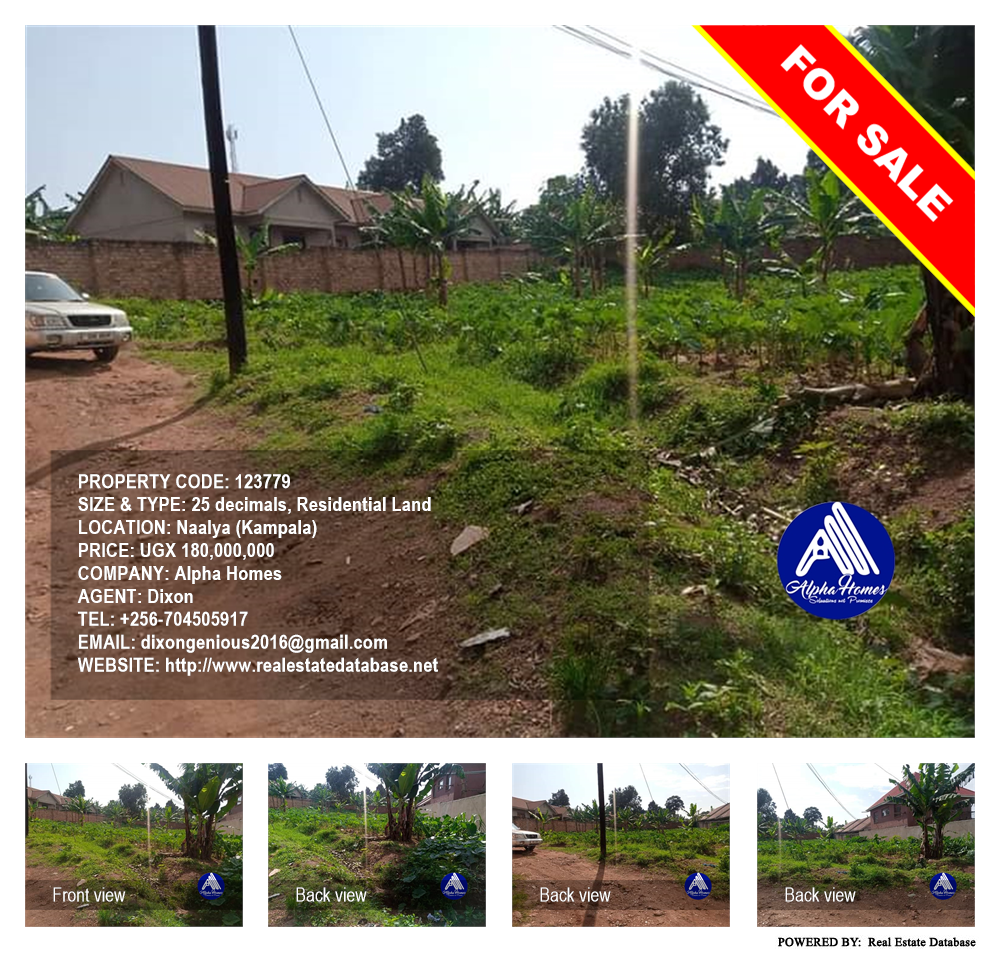 Residential Land  for sale in Naalya Kampala Uganda, code: 123779