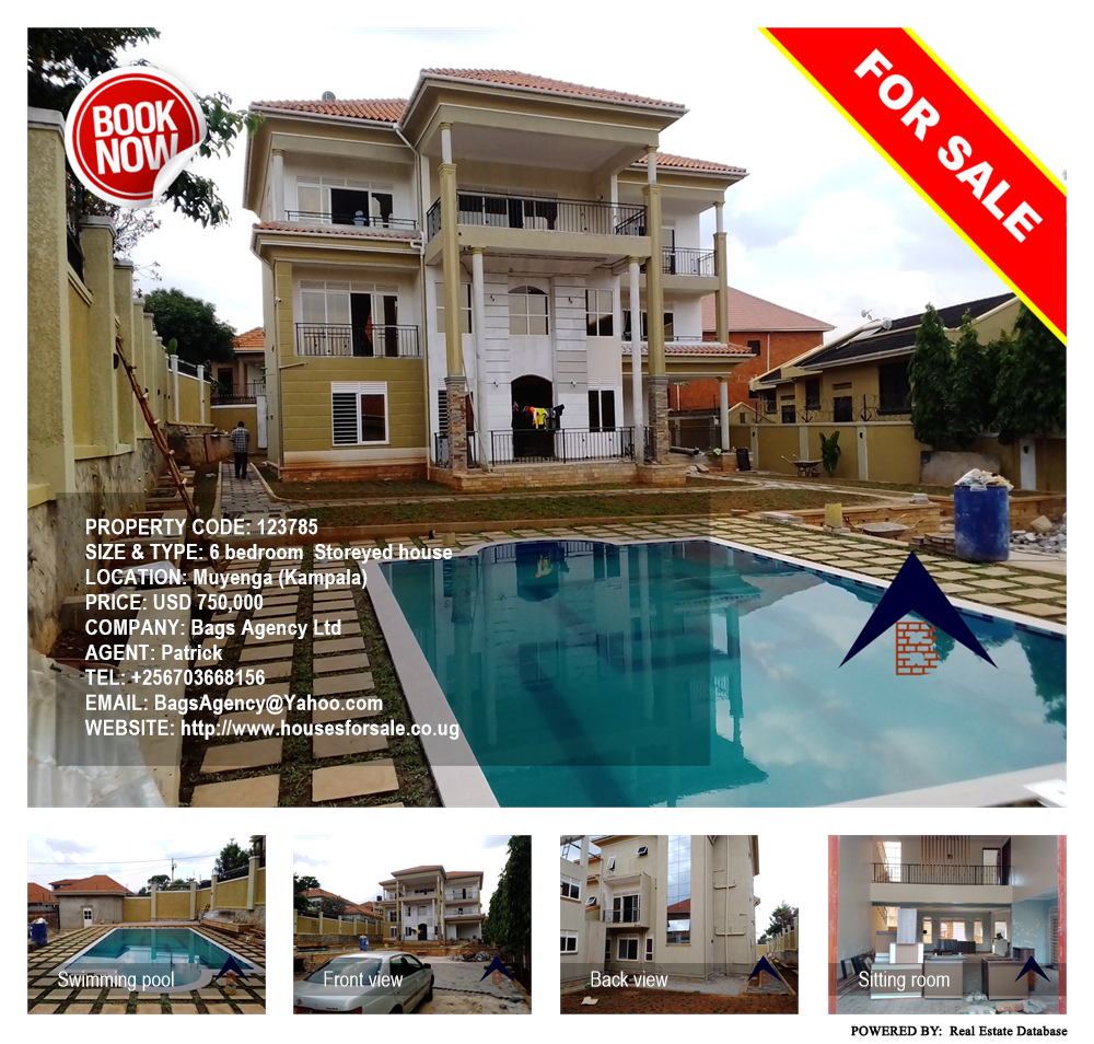 6 bedroom Storeyed house  for sale in Muyenga Kampala Uganda, code: 123785