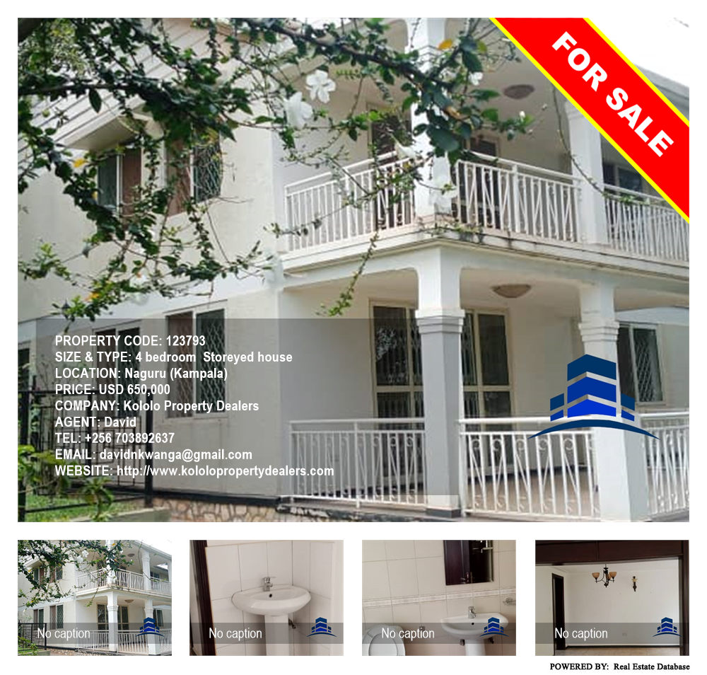 4 bedroom Storeyed house  for sale in Naguru Kampala Uganda, code: 123793