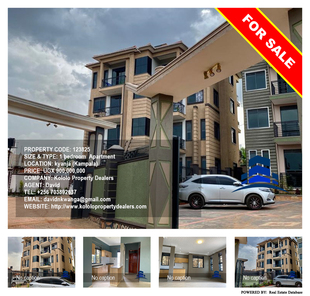 1 bedroom Apartment  for sale in Kyanja Kampala Uganda, code: 123825