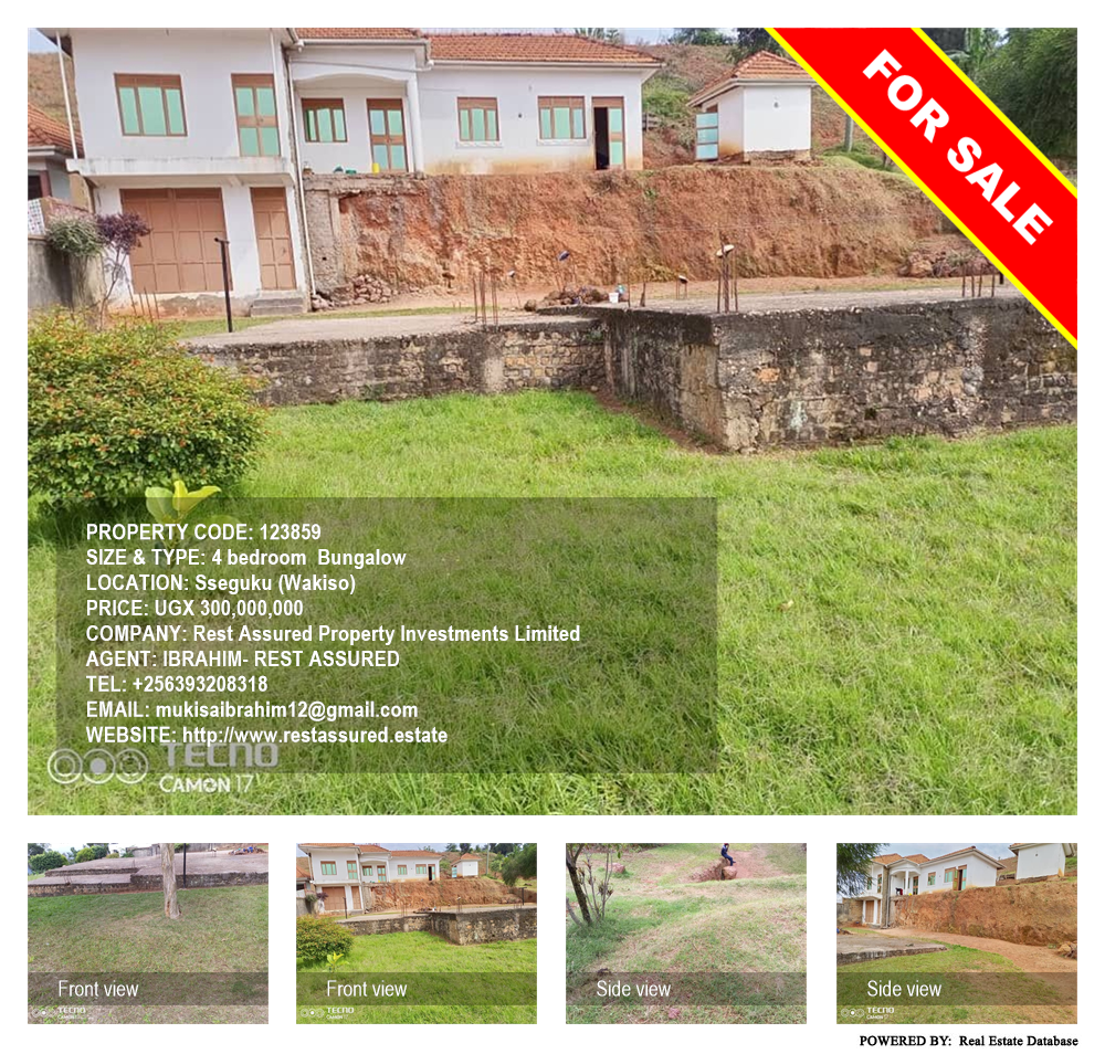 4 bedroom Bungalow  for sale in Seguku Wakiso Uganda, code: 123859