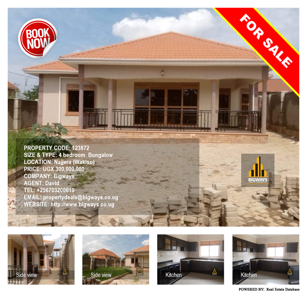 4 bedroom Bungalow  for sale in Najjera Wakiso Uganda, code: 123872