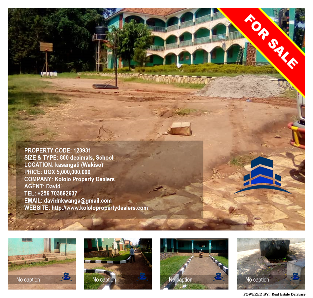 School  for sale in Kasangati Wakiso Uganda, code: 123931