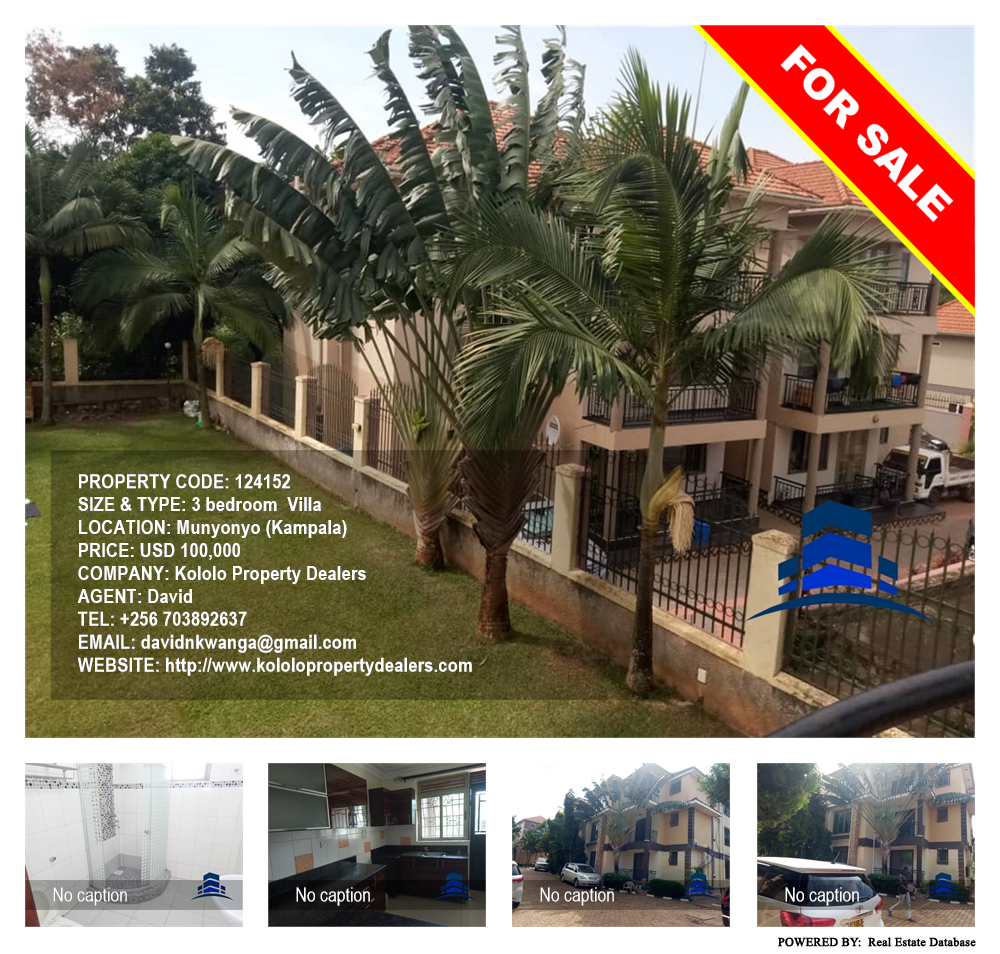 3 bedroom Villa  for sale in Munyonyo Kampala Uganda, code: 124152