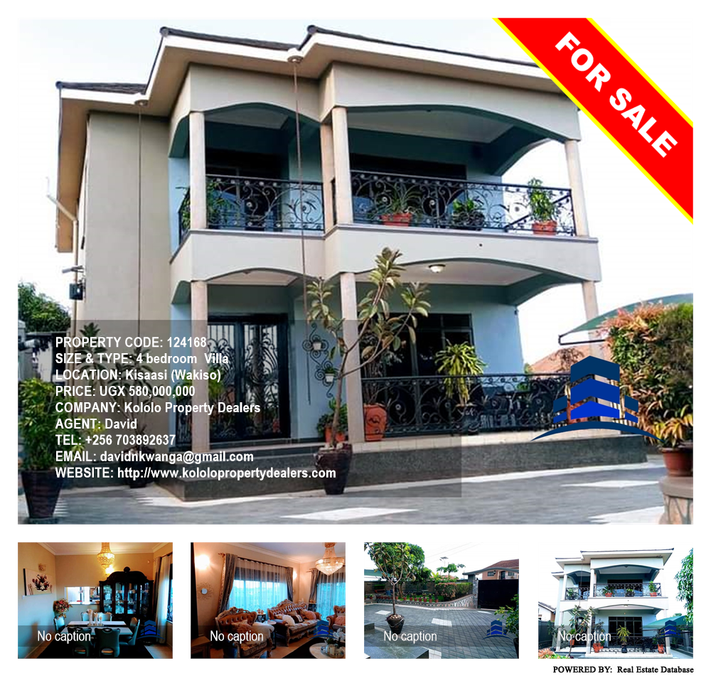 4 bedroom Villa  for sale in Kisaasi Wakiso Uganda, code: 124168