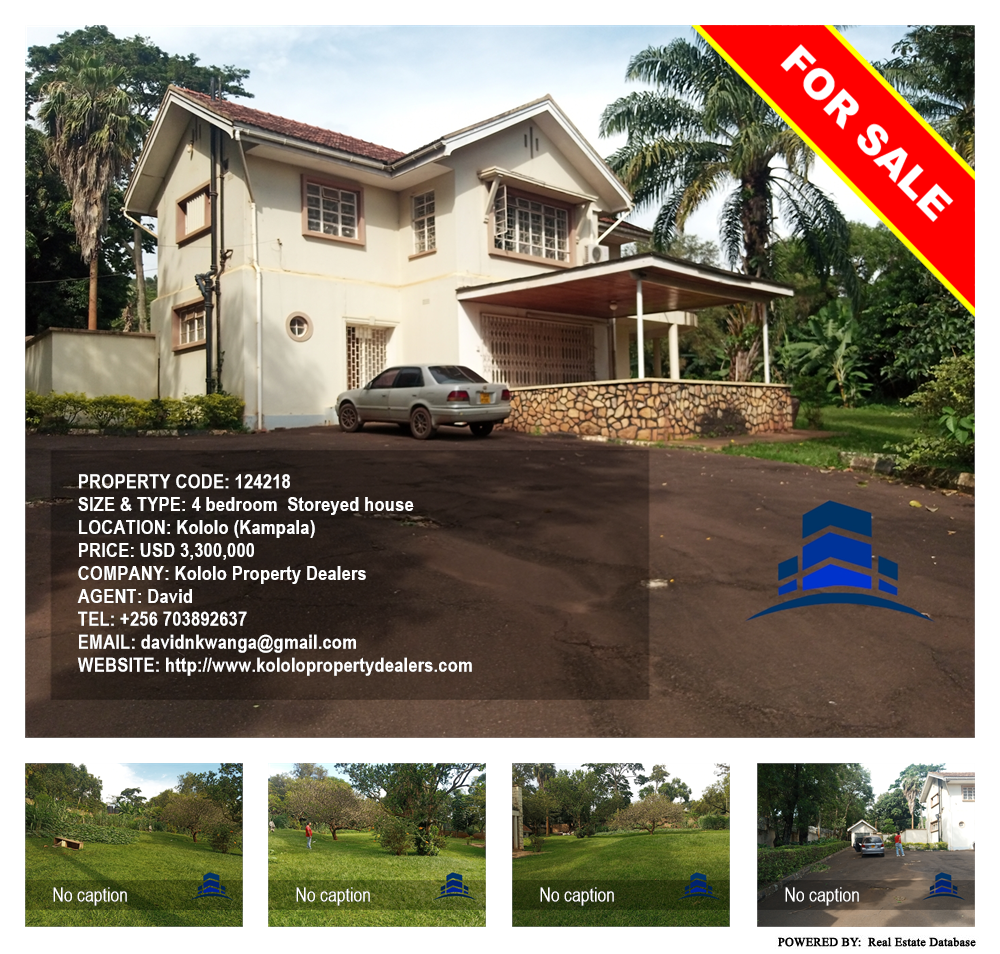 4 bedroom Storeyed house  for sale in Kololo Kampala Uganda, code: 124218