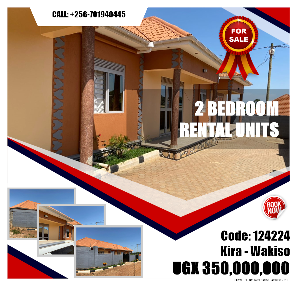 2 bedroom Rental units  for sale in Kira Wakiso Uganda, code: 124224