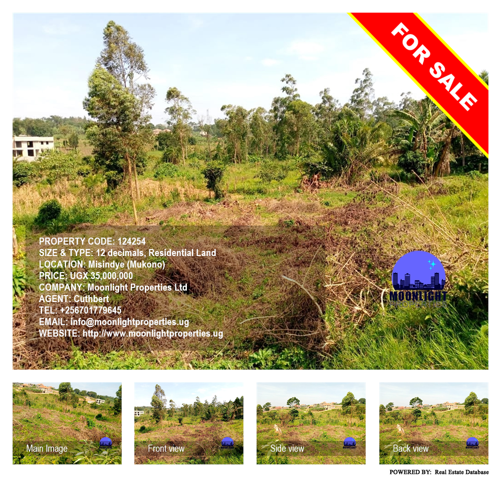 Residential Land  for sale in Misindye Mukono Uganda, code: 124254