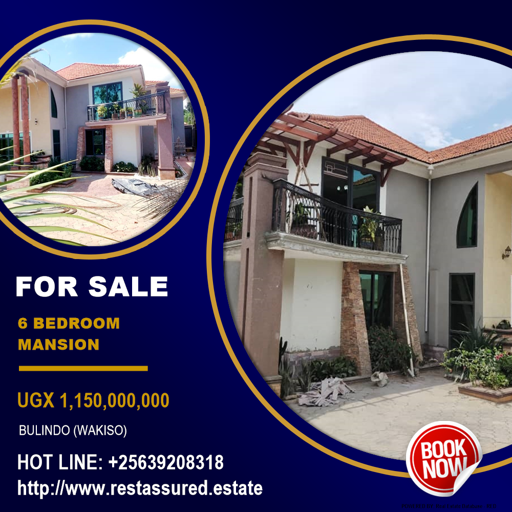 6 bedroom Mansion  for sale in Bulindo Wakiso Uganda, code: 124311
