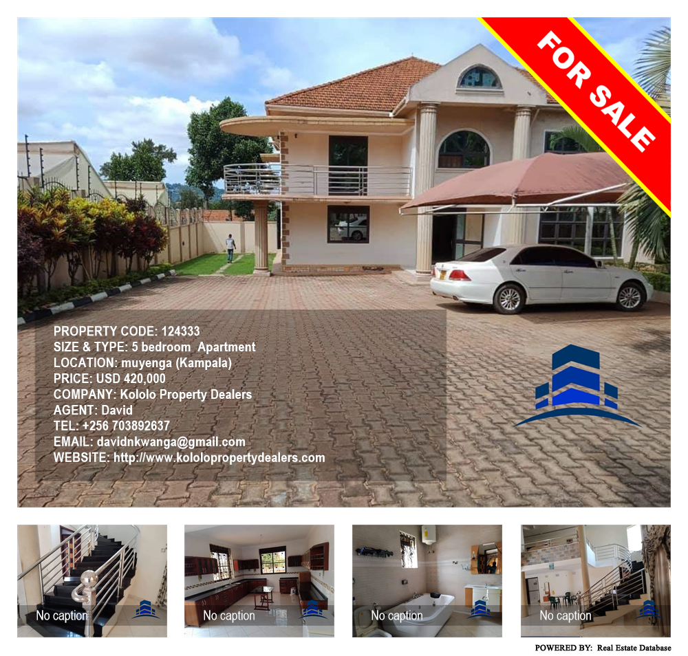 5 bedroom Apartment  for sale in Muyenga Kampala Uganda, code: 124333