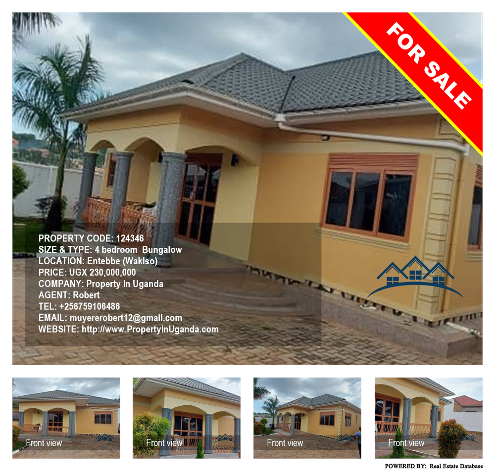 4 bedroom Bungalow  for sale in Entebbe Wakiso Uganda, code: 124346