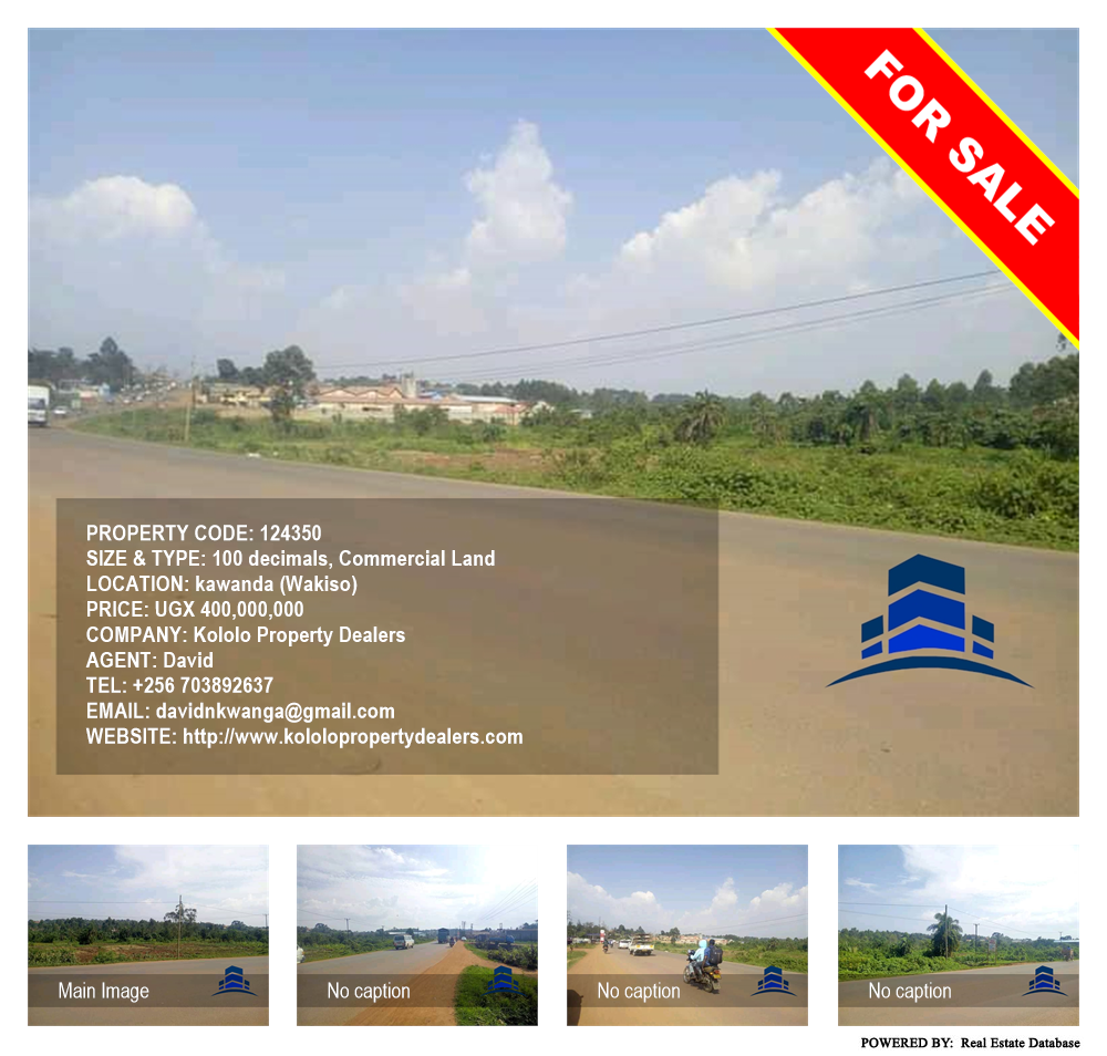 Commercial Land  for sale in Kawanda Wakiso Uganda, code: 124350