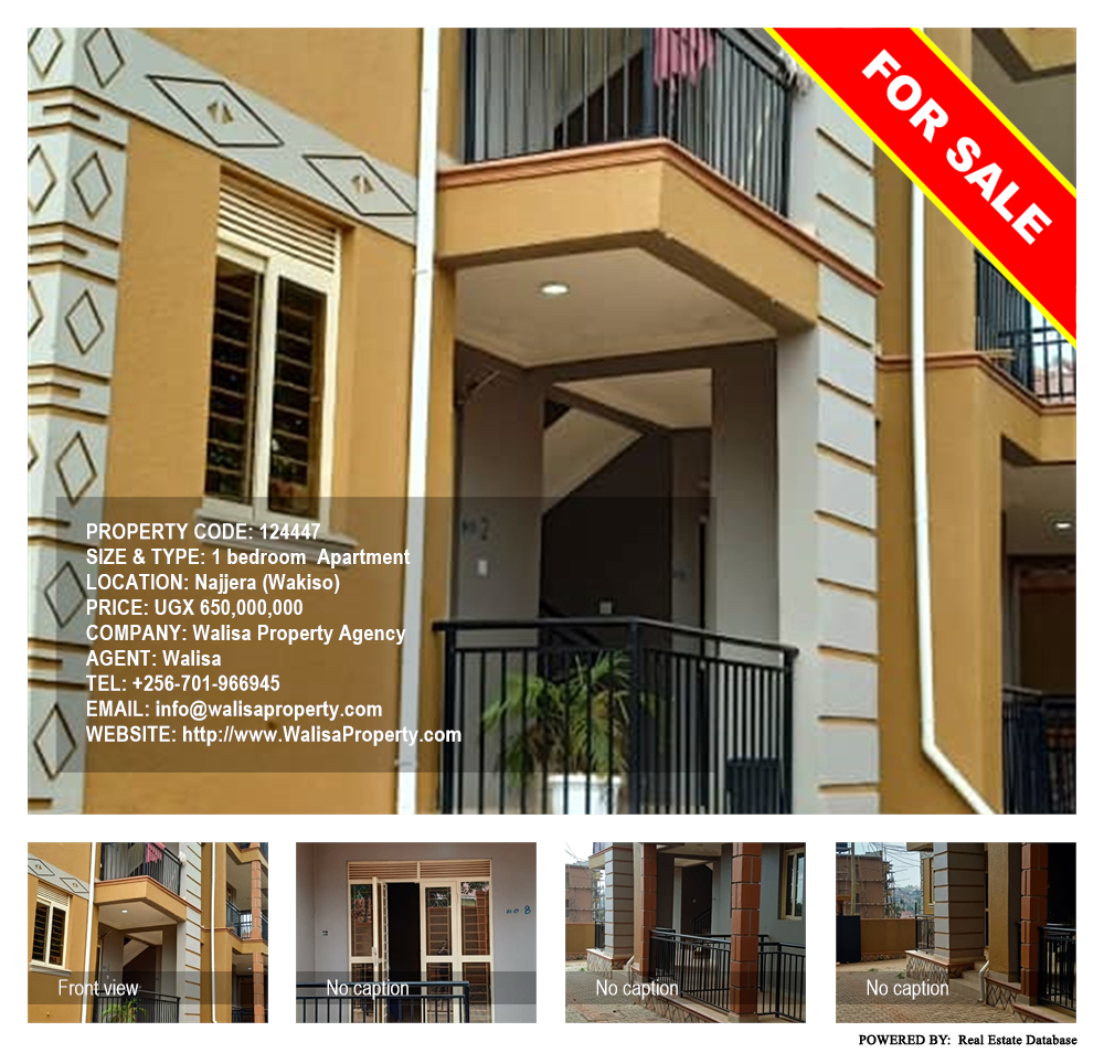 1 bedroom Apartment  for sale in Najjera Wakiso Uganda, code: 124447