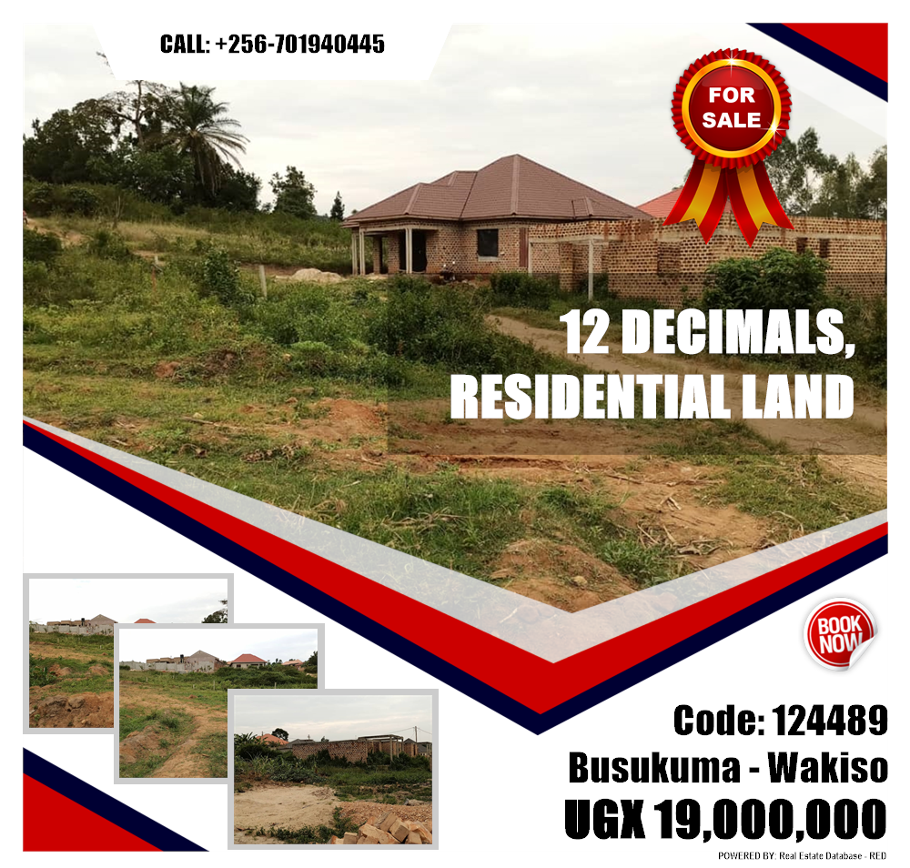 Residential Land  for sale in Busukuma Wakiso Uganda, code: 124489
